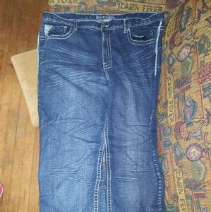 Men's axe and crown jeans